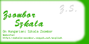 zsombor szkala business card